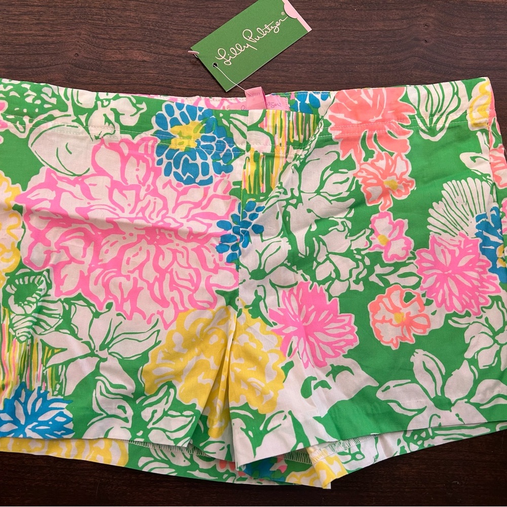 NWT Lilly Pulitzer Girls little Liza shorts size 14